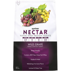 Syntrax - Nectar Protein Powder - Wild Grape - 32 Serving Bag - Protein Powders - Nashua Nutrition