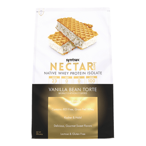 Syntrax - Nectar Sweets Protein Powder - Vanilla Bean Torte - 32 Serving Bag - Protein Powders - Nashua Nutrition