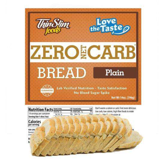 ThinSlim Foods - Love-The-Taste Bread - Plain - 14 Servings