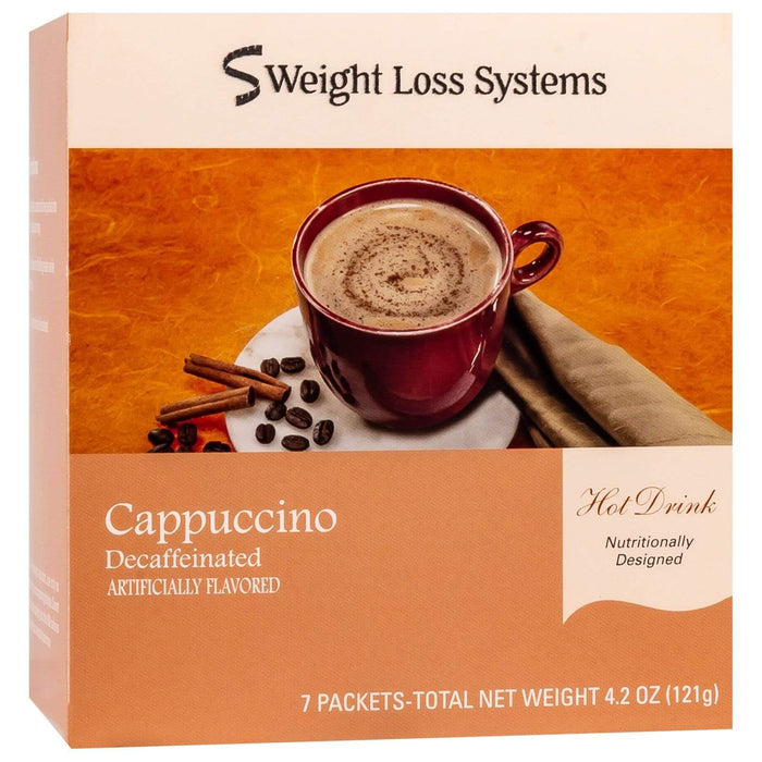 Weight Loss Systems Hot Drinks - Cappuccino Decaffeinated - 7/Box