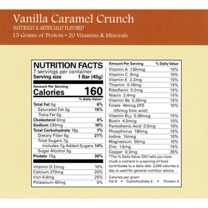 Weight Loss Systems Protein Bars - Vanilla Caramel Crunch, 7 Bars/Box - Protein Bars - Nashua Nutrition