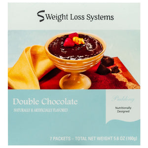 Weight Loss Systems Pudding - Double Chocolate - 7/Box - Shake & Puddings - Nashua Nutrition