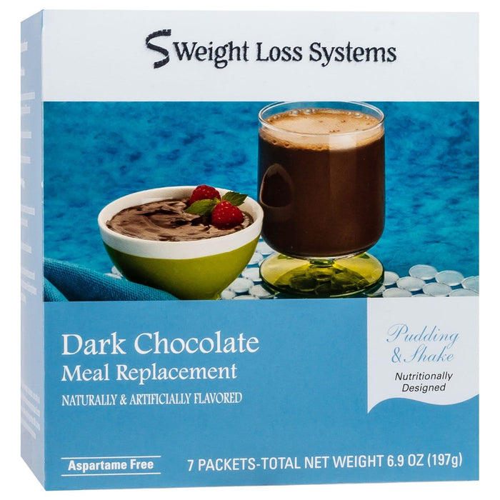 Weight Loss Systems Pudding & Shake - Dark Chocolate - 7/Box