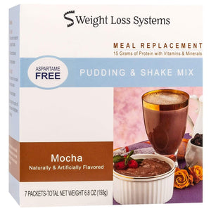 Weight Loss Systems Pudding & Shake - Mocha - Aspartame Free - 7/Box - Shake & Puddings - Nashua Nutrition