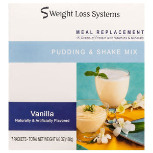 Weight Loss Systems Pudding & Shake - Vanilla - 7/Box - Shake & Puddings - Nashua Nutrition