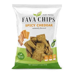 Weight Loss Systems Snack Protein Fava Chips - Spicy Cheddar - 1 Bag - Snacks & Desserts - Nashua Nutrition