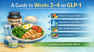 What to Eat During Weeks 2–4 on GLP-1: Simple Protein-First Plan