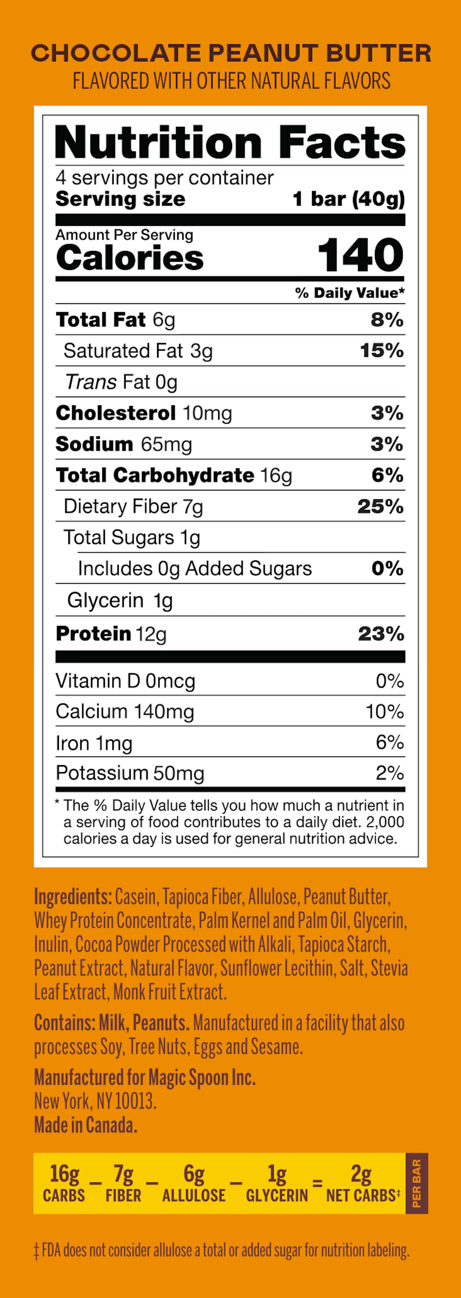 Magic Spoon Protein Treats | Chocolate Peanut Butter | Box of 12 - Nashua Nutrition