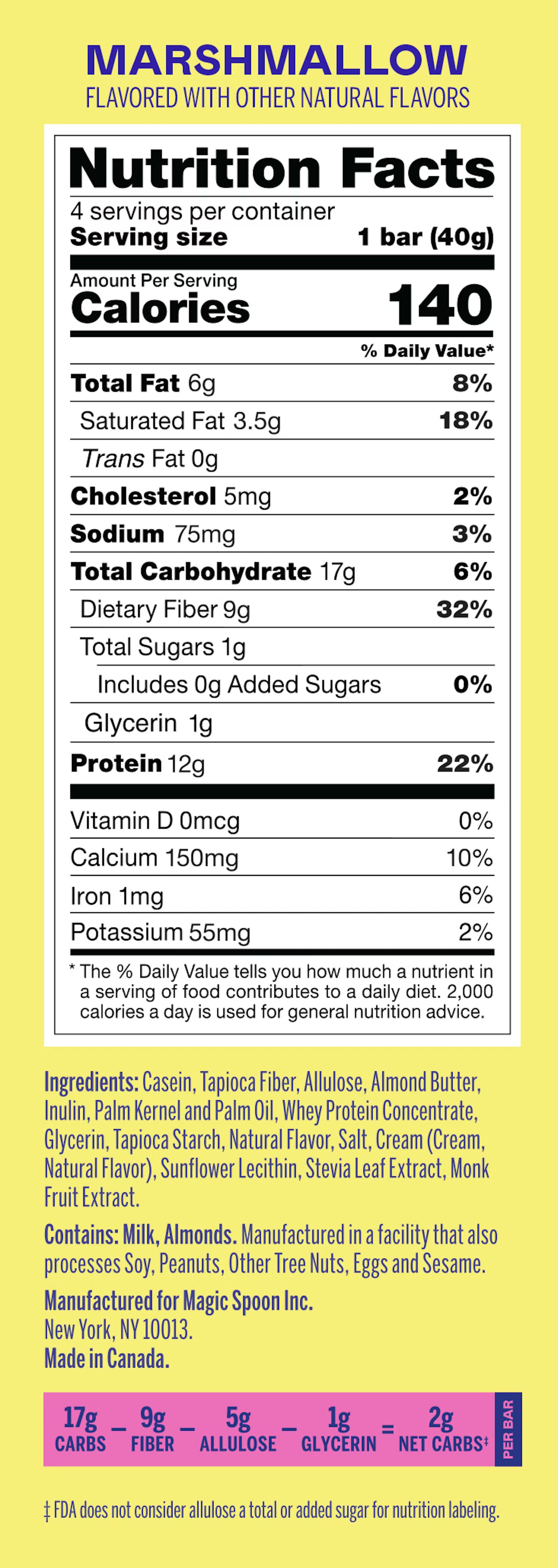 Magic Spoon Protein Treats | Marshmallow | Box of 12 - Nashua Nutrition