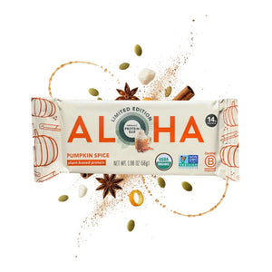 Aloha - Pumpkin Spice Protein Bar (1 Bar or Box of 12) - Nashua Nutrition