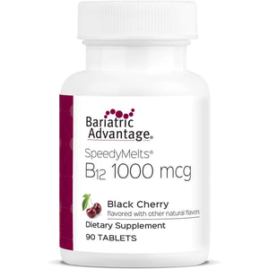 Bariatric Advantage - B12 SpeedyMelts - Black Cherry - 90 Count - Vitamins & Minerals - Nashua Nutrition