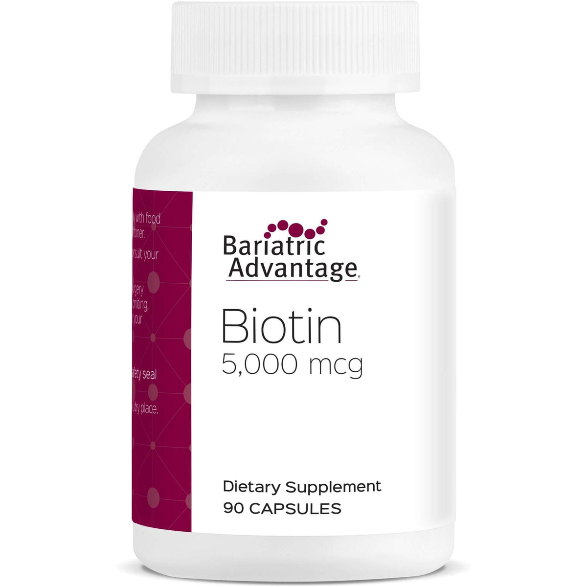 Bariatric Advantage - Biotin - 90 Count - Vitamins & Minerals - Nashua Nutrition