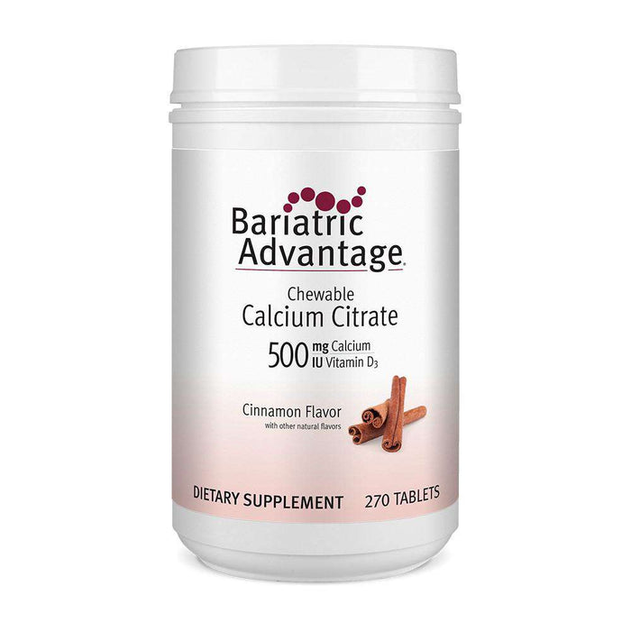 Bariatric Advantage - Chewable Calcium Citrate - Cinnamon - 500mg - 270 Count