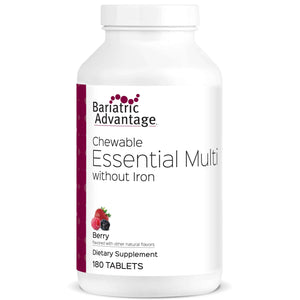 Bariatric Advantage - Chewable Essential Multi - No Iron - Berry - 180 Count - Vitamins & Minerals - Nashua Nutrition