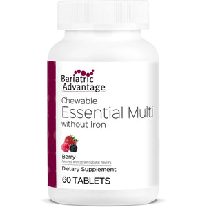 Bariatric Advantage - Chewable Essential Multi - No Iron - Berry - 60 Count - Vitamins & Minerals - Nashua Nutrition