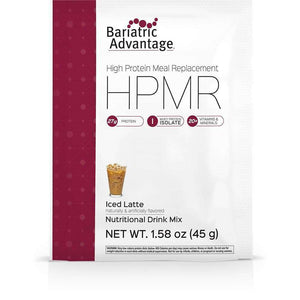Bariatric Advantage - High Protein Meal Replacement - Iced Latte - Single Serving - Protein Powders - Nashua Nutrition