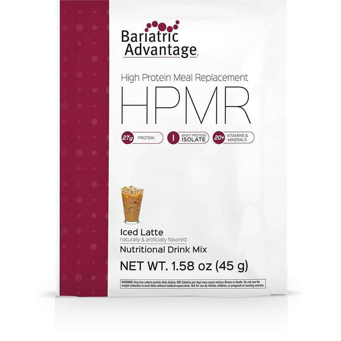 Bariatric Advantage - High Protein Meal Replacement - Iced Latte - Single Serving