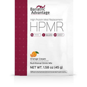 Bariatric Advantage - High Protein Meal Replacement - Orange Cream - Single Serving - Protein Powders - Nashua Nutrition