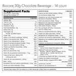 Biocare 30G Protein GLP-1 Friendly Nutrition Shake - Chocolate (14-Count) - Nashua Nutrition
