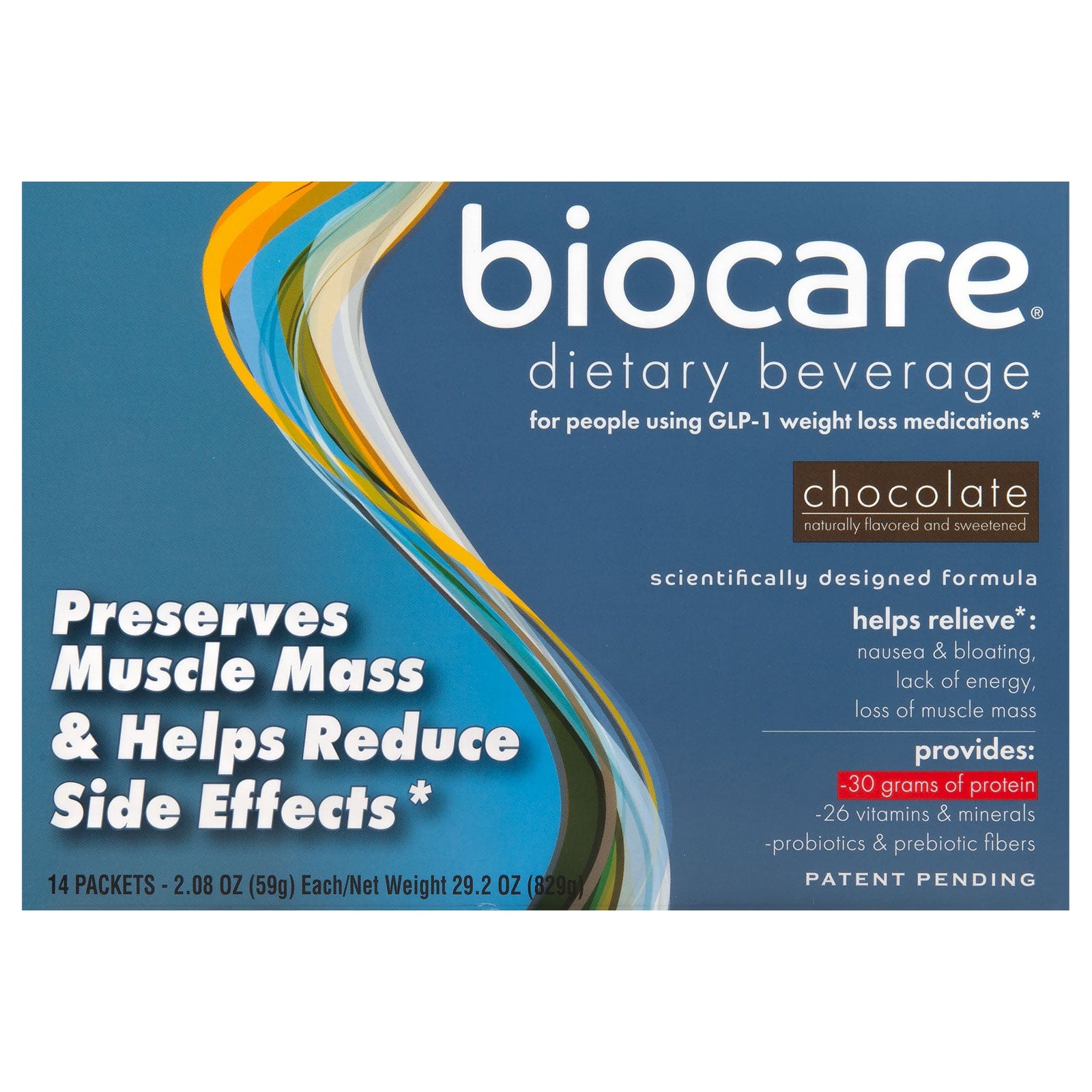 BioCare Nutrition Shake - Chocolate - Box of 14 – Nashua Nutrition
