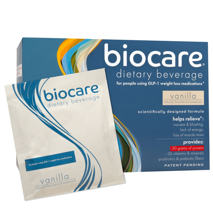 Biocare 30G Protein GLP-1 Friendly Nutrition Shake - Vanilla (14-Count)