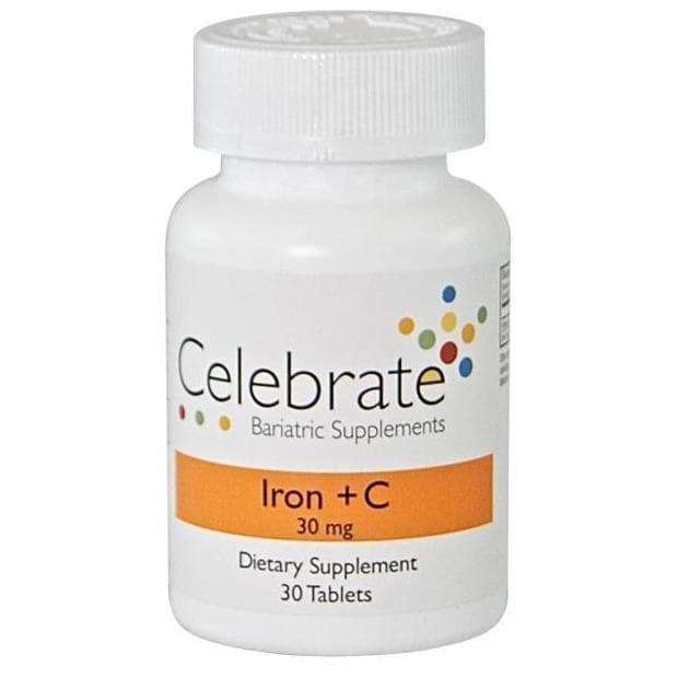 Celebrate Vitamins - Iron+C - 30mg - 30 Tablets