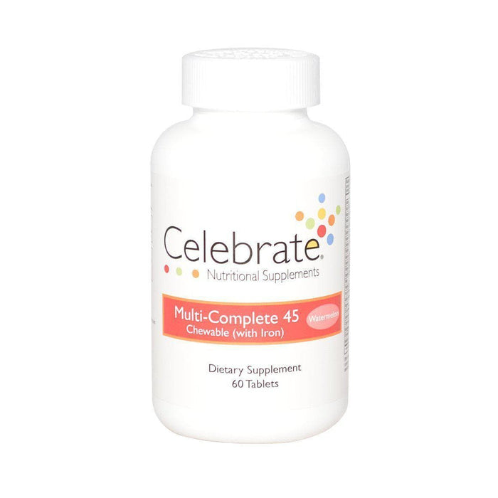 Celebrate Vitamins - Multi-Complete 45 - Chewable - Watermelon - 60 Tablets