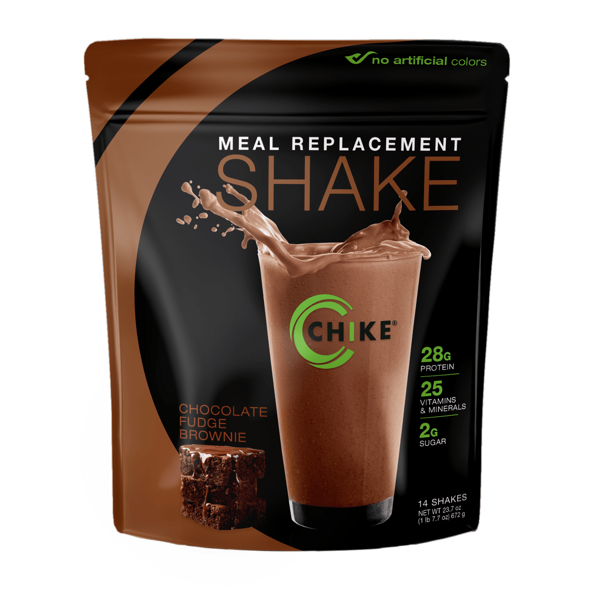 Chike Nutrition - Meal Replacement - Chocolate Fudge Brownie (14 Servings) - Nashua Nutrition