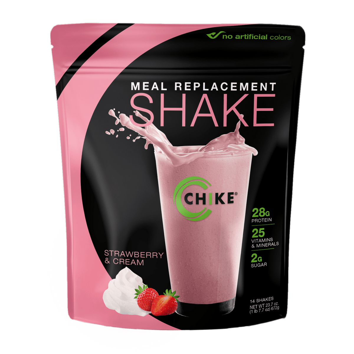 Chike Nutrition - Meal Replacement - Strawberry & Cream (14 Servings) - Nashua Nutrition