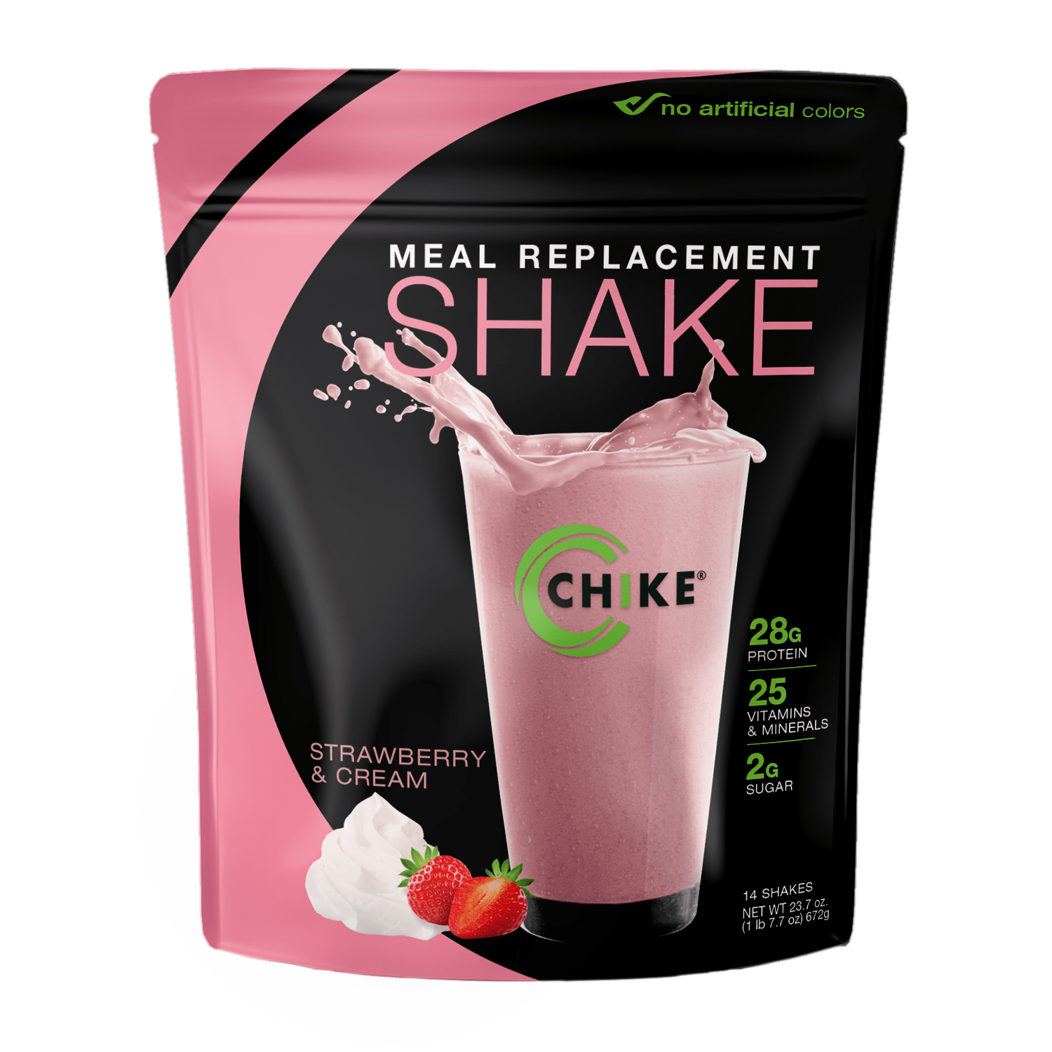 Chike Nutrition - Meal Replacement - Strawberry & Cream (14 Servings) - Nashua Nutrition