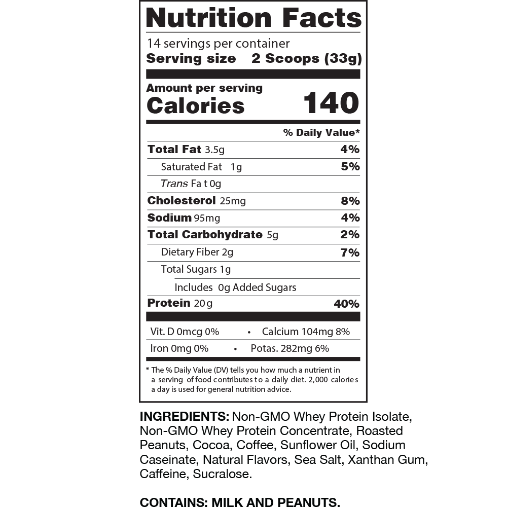 Chike Nutrition - Protein Iced Coffee - Chocolate Peanut Butter (14 Servings) - Protein Powders - Nashua Nutrition