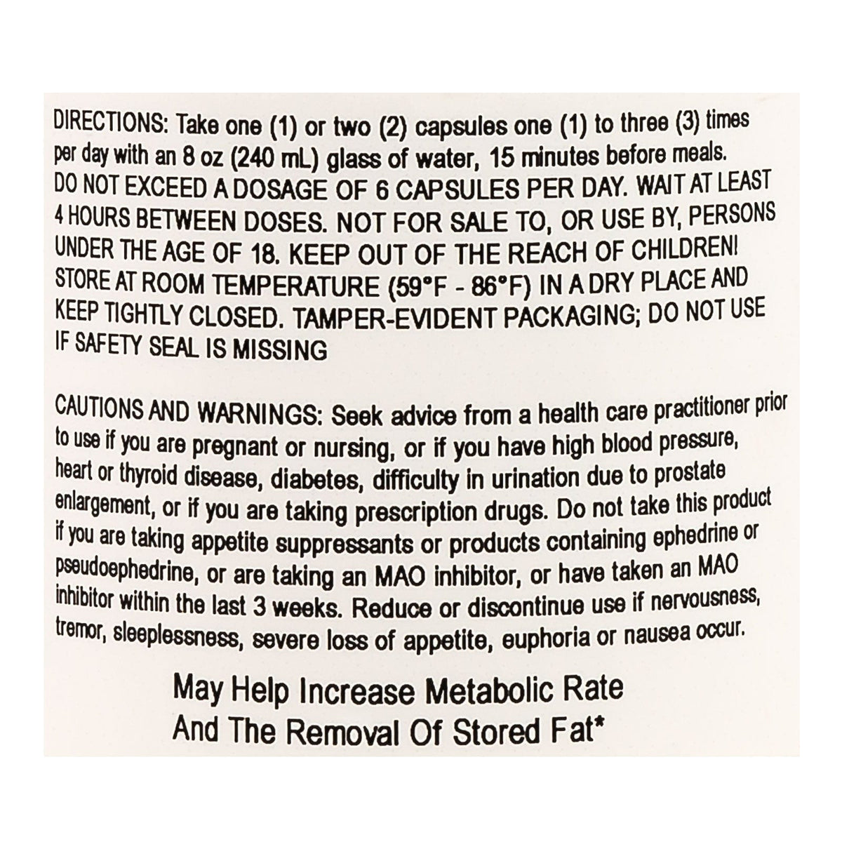 Doctors Designs - No-Stim (Caffeine Free) - Increase Metabolism - 180 Capsules - Diet Supplements - Nashua Nutrition