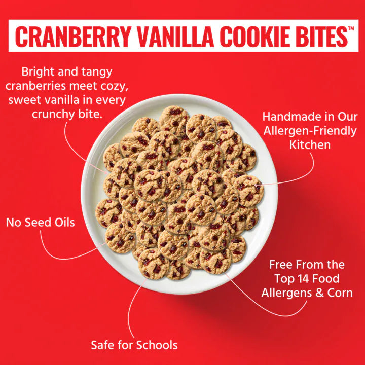 Every Body Eat Cookie Bites | Cranberry Vanilla | 1 Bag - Nashua Nutrition