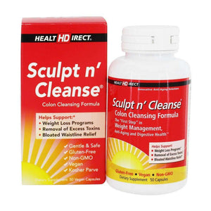 Health Direct - Sculpt n' Cleanse (50 Capsules) - Cleansing & Detox - Nashua Nutrition