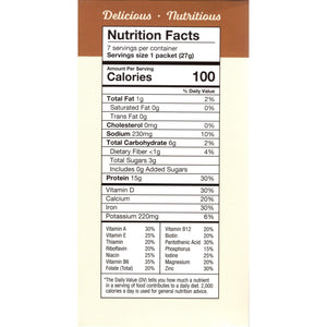 HealthSmart 100 Calorie Meal Replacement - Mocha - 7/Box - Meal Replacements - Nashua Nutrition