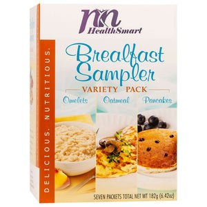 HealthSmart Breakfast Sampler - Variety Pack - 7/Box - Breakfast Items - Nashua Nutrition