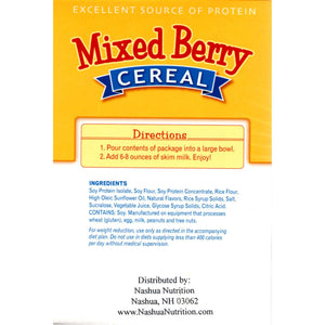 HealthSmart Cereal - Mixed Berry - 7/Box - Breakfast Items - Nashua Nutrition