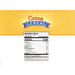HealthSmart Cereal - Rich Cocoa - 7/Box - Breakfast Items - Nashua Nutrition