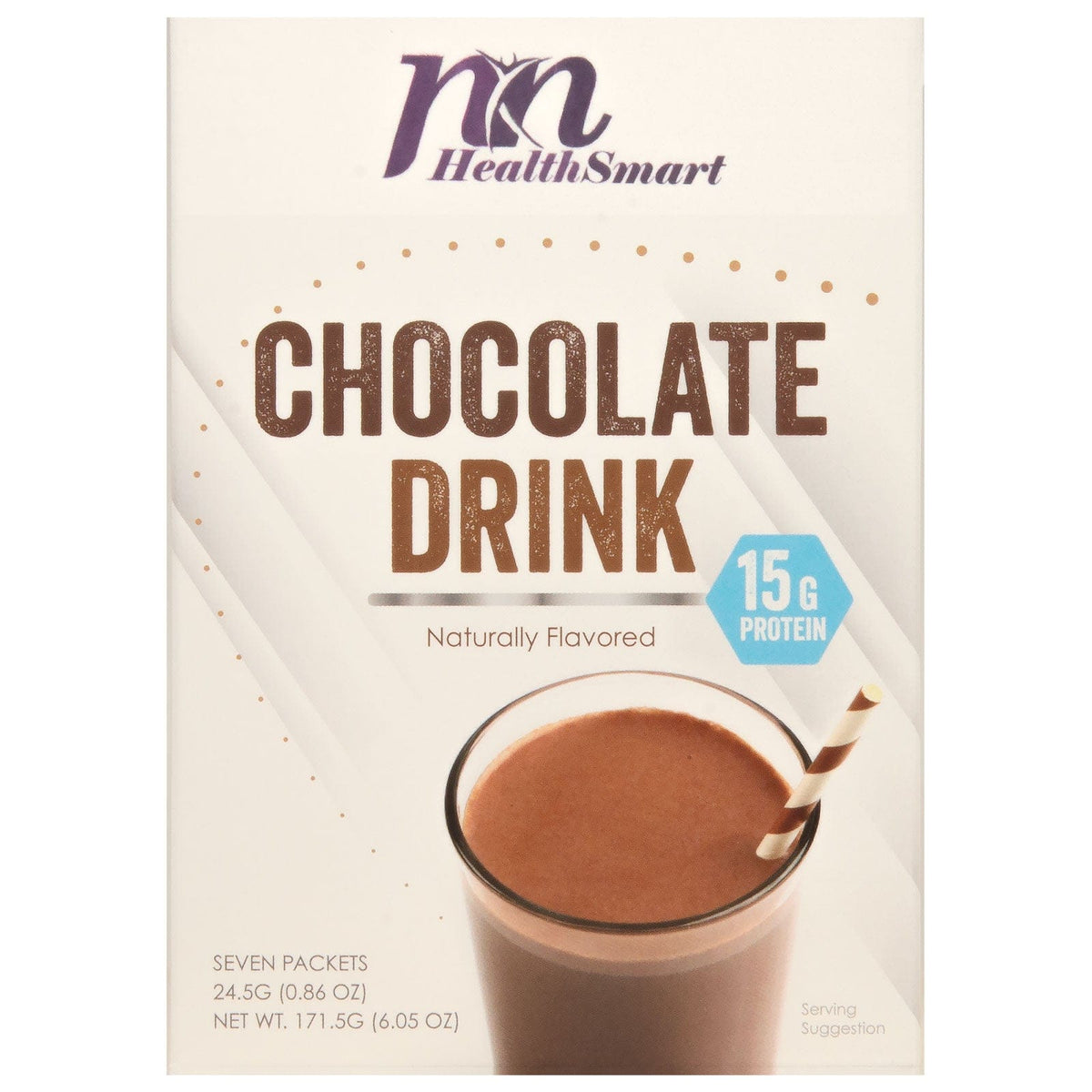HealthSmart Cold Drink - Instant Chocolate Drink - 7/Box - Nashua Nutrition