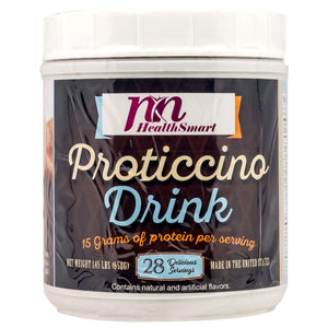 HealthSmart Cold Drink - Instant Proticcino Drink - 28 Serving Canister - Cold Drinks - Nashua Nutrition