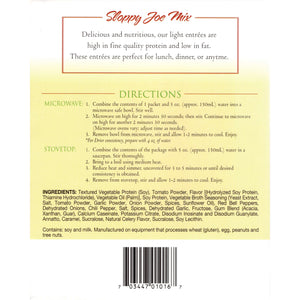 HealthSmart Encore Entree - Sloppy Joe Mix - 7/Box - Dinners & Entrees - Nashua Nutrition