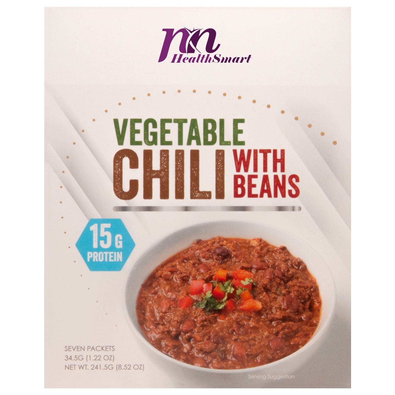 HealthSmart Entree - Vegetable Chili with Beans - 7/Box - Nashua Nutrition