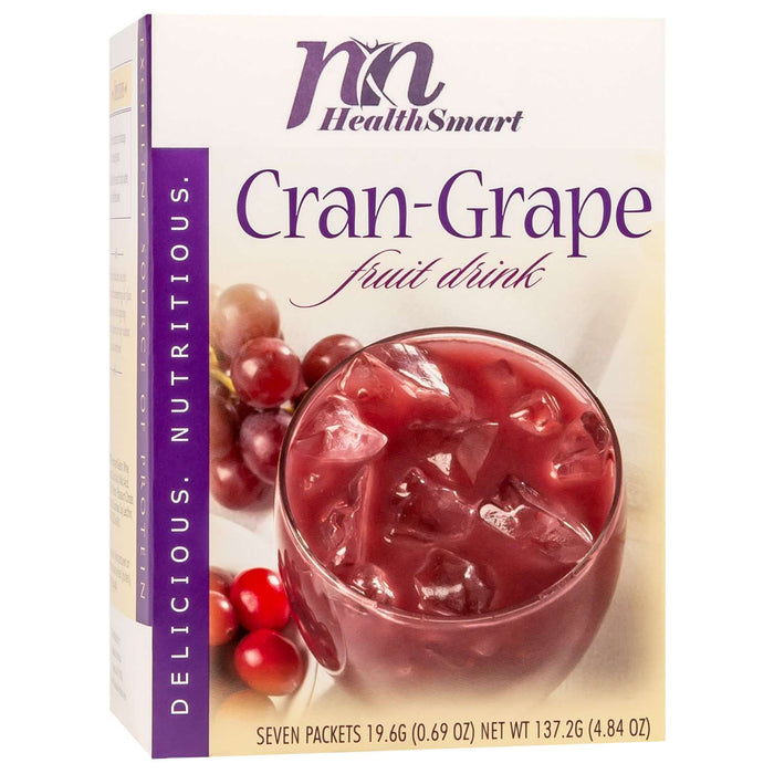 HealthSmart Fruit Drink - Cran-Grape - 7/Box
