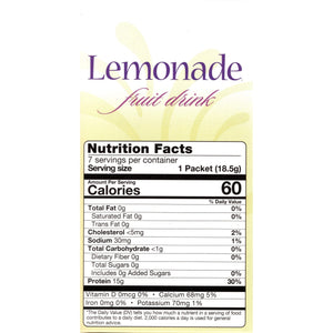 HealthSmart Fruit Drink - Lemonade - 7/Box - Cold Drinks - Nashua Nutrition
