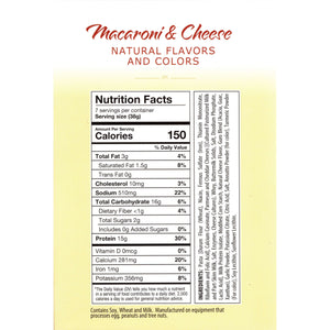 HealthSmart Light Entree - Creamy Macaroni & Cheese - 7/Box - Dinners & Entrees - Nashua Nutrition