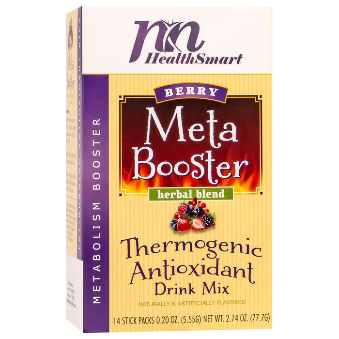 HealthSmart Meta Booster Drink Mix - Berry - 14 Packets/Box