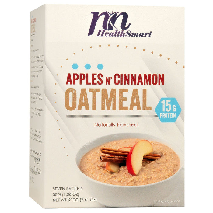 HealthSmart Oatmeal - Apples & Cinnamon - 7/Box