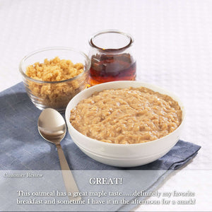 HealthSmart Oatmeal - Maple Brown Sugar - 7/Box - Breakfast Items - Nashua Nutrition