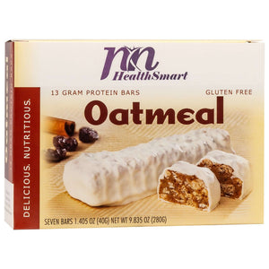 HealthSmart Protein Bars - Oatmeal, 7 Bars/Box - Protein Bars - Nashua Nutrition