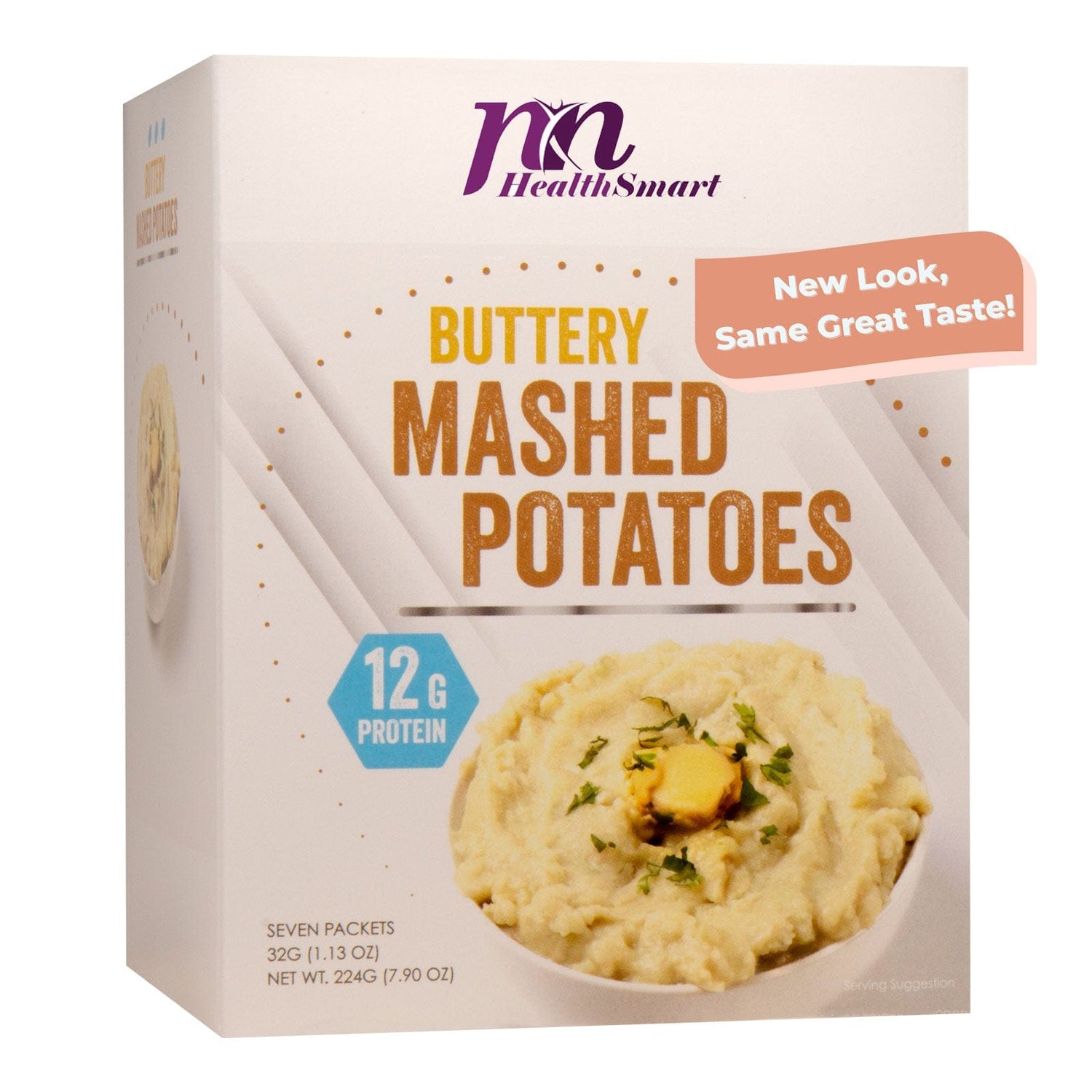 HealthSmart Protein Buttery Mashed Potatoes -  7/Box - Nashua Nutrition